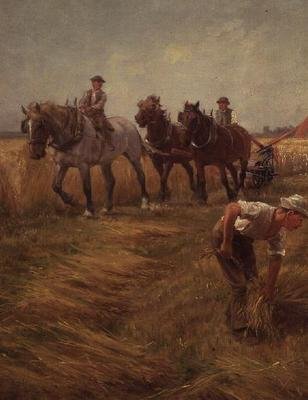 Harvest Scene af Thomas Blinks