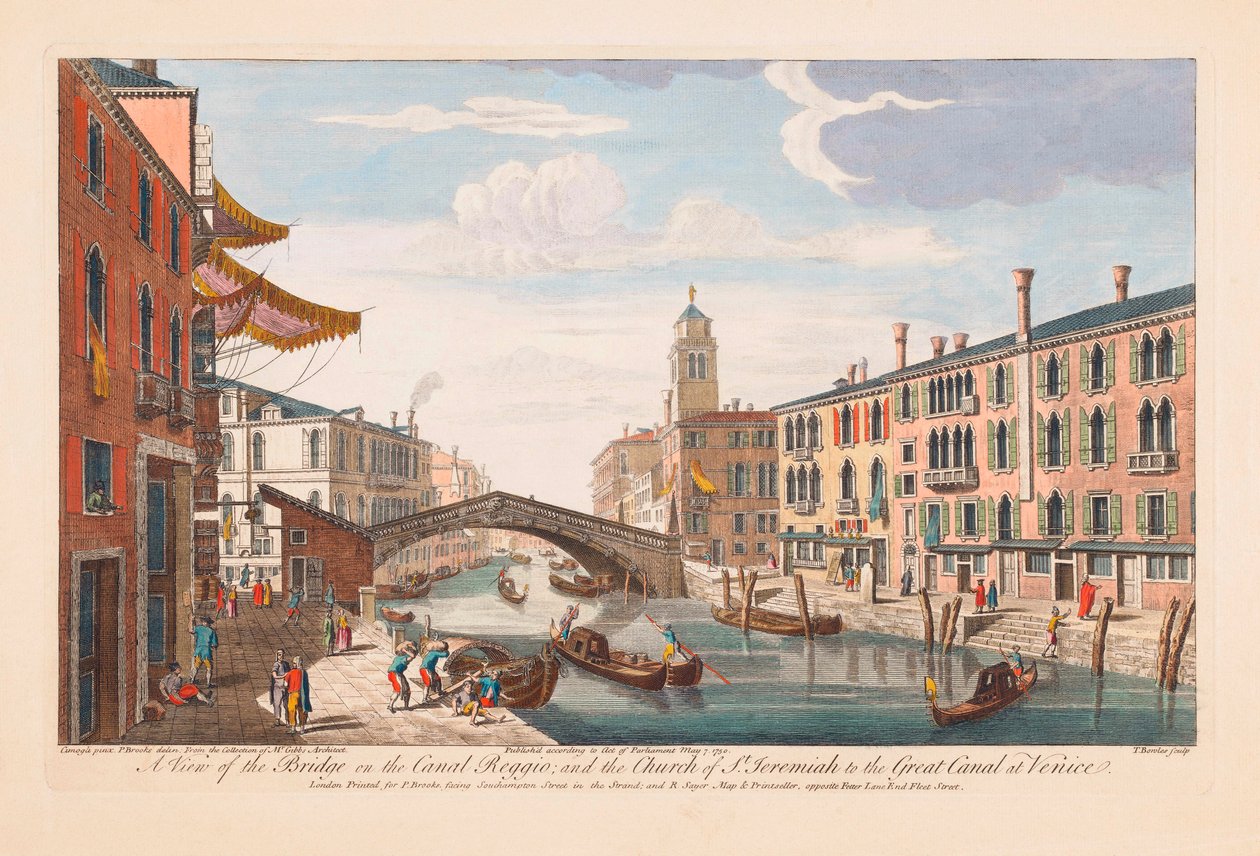 Venedig, Italien omkring 1750 af Thomas Bowles