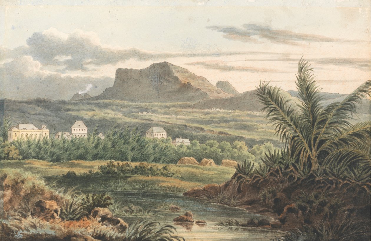 Fra stranden nær Fort Blanc, 4. oktober 1819 af Thomas Bradshaw