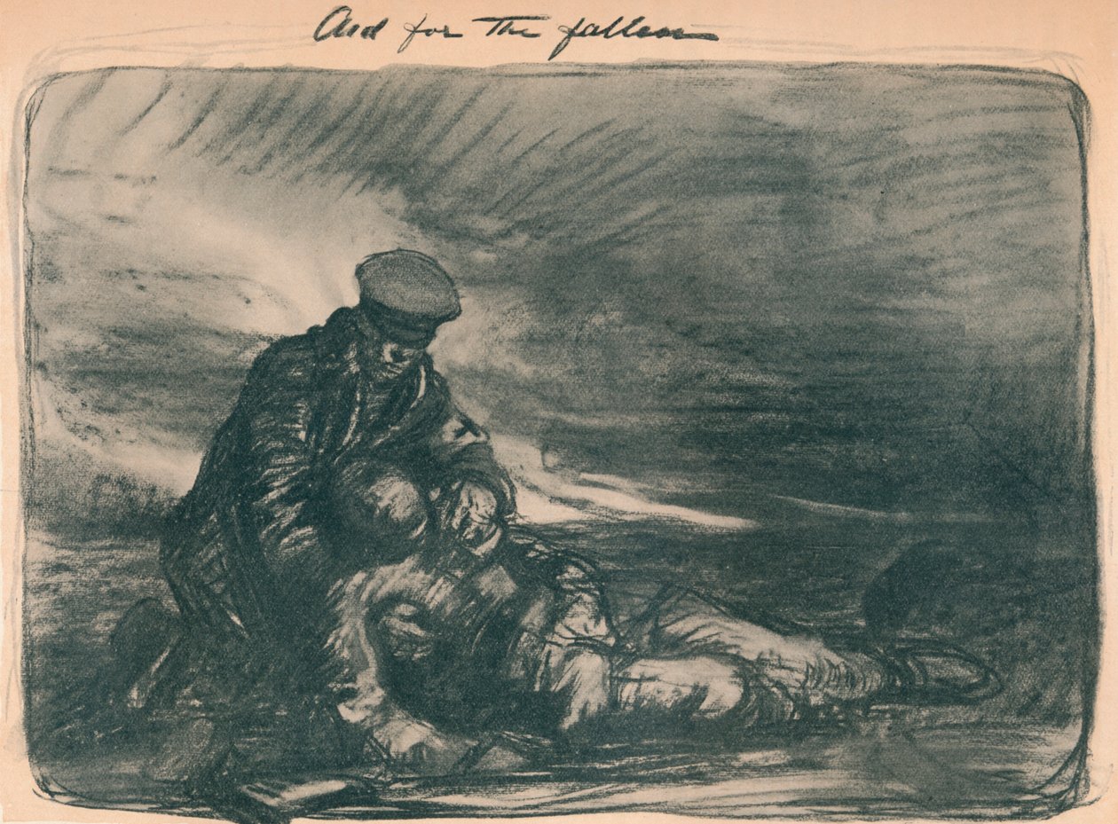 Hjælp til de faldne, 1914, 1914 af Thomas Brock