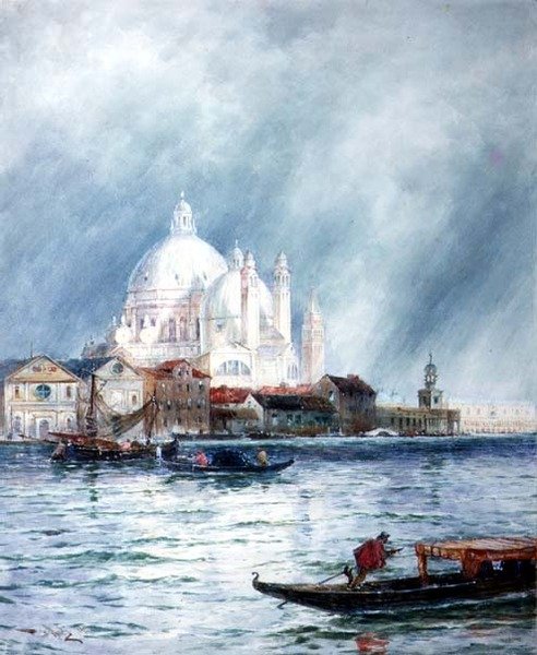 På lagunerne, Venedig af Thomas Bush Hardy