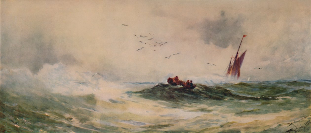 Havnebaren, 1889, 1935 af Thomas Bush Hardy