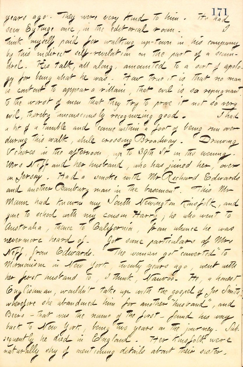 Thomas Butler Gunn Diaries- bind 10, side 192, 20. april 1859 af Thomas Butler Gunn