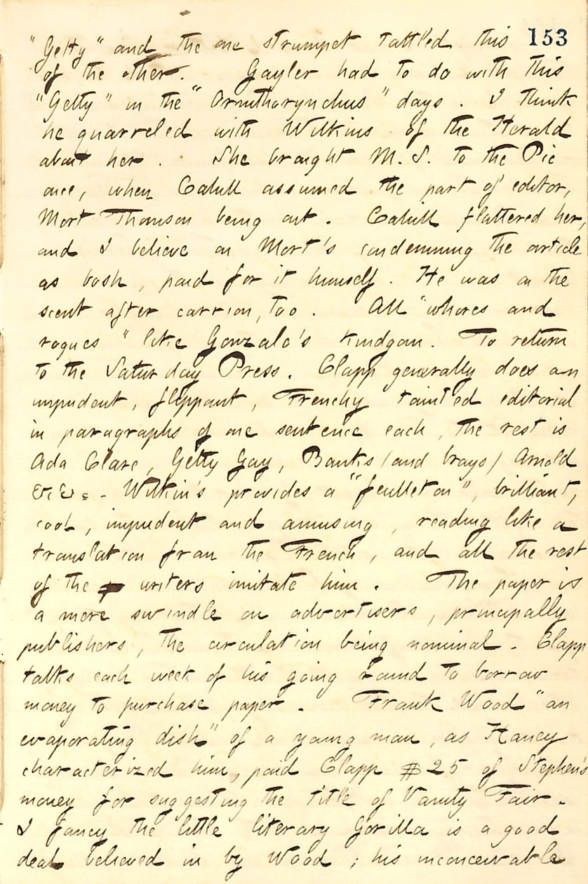 Thomas Butler Gunn Diaries- bind 11, side 162, 29. november 1859 af Thomas Butler Gunn