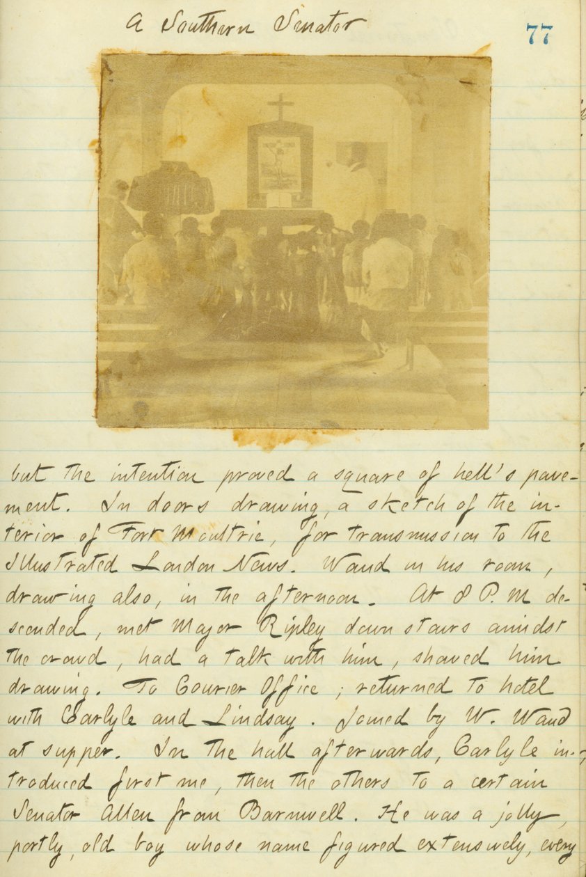 Thomas Butler Gunn Diaries- bind 15, side 87, 20. januar 1861 af Thomas Butler Gunn