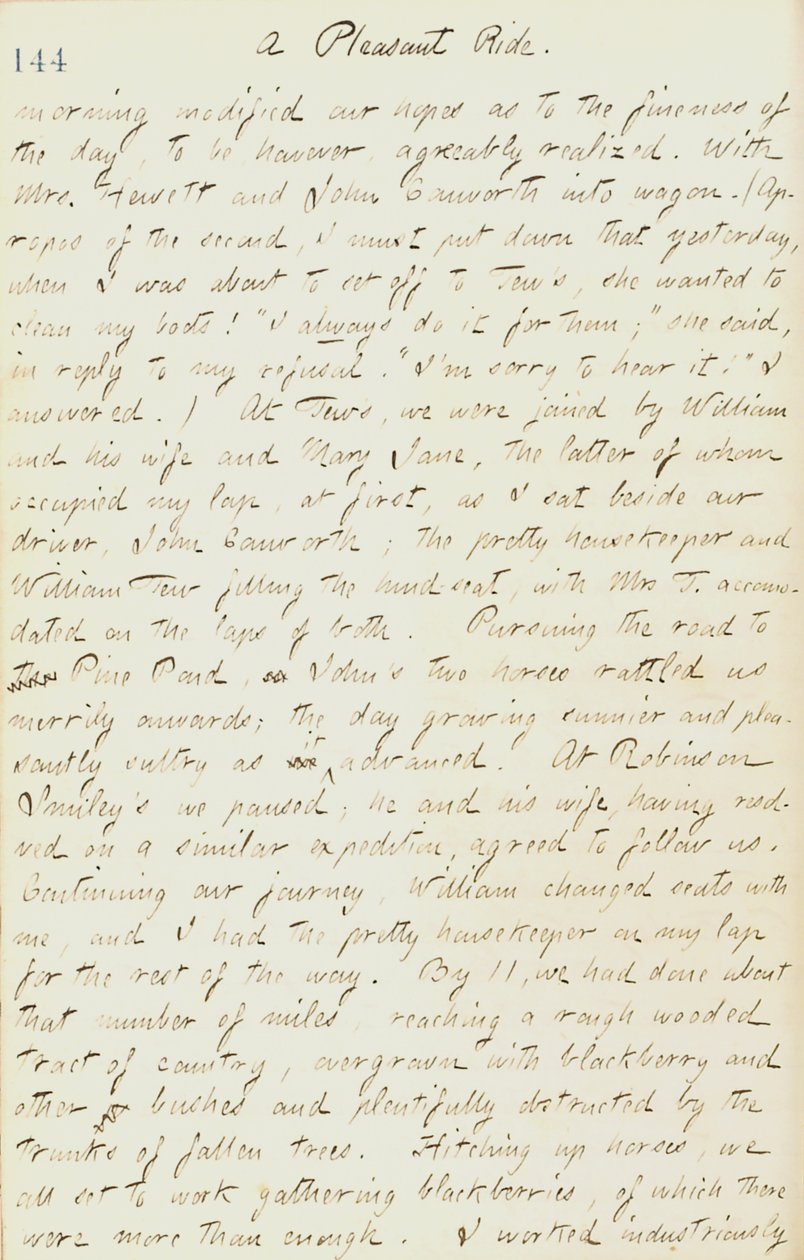 Thomas Butler Gunn Diaries- bind 17, side 156, 7. september 1861 af Thomas Butler Gunn