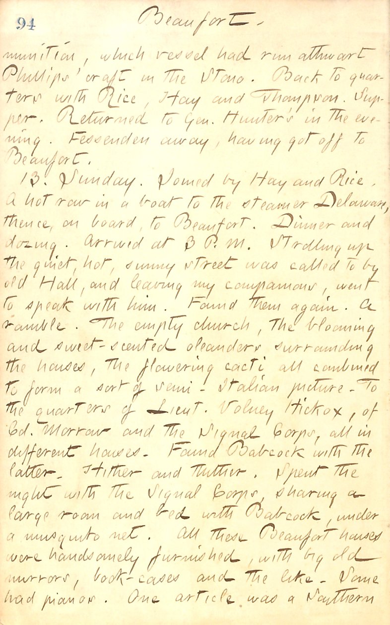 Thomas Butler Gunn Diaries- bind 20, side 104, 12. juli 1862 af Thomas Butler Gunn