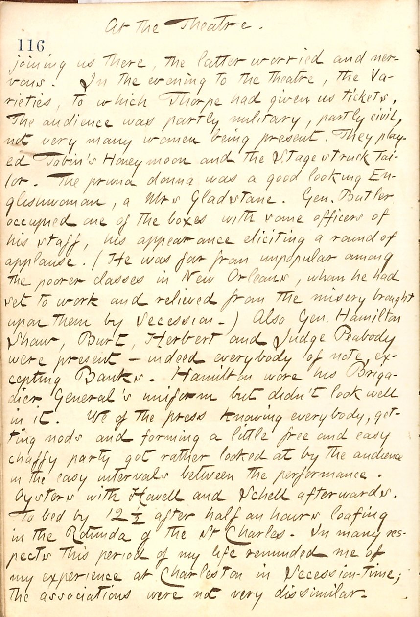 Thomas Butler Gunn Diaries- bind 21, side 127, 22. december 1862 af Thomas Butler Gunn