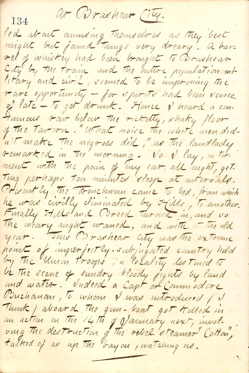 Thomas Butler Gunn Diaries- bind 21, side 148, 31. december 1862 af Thomas Butler Gunn