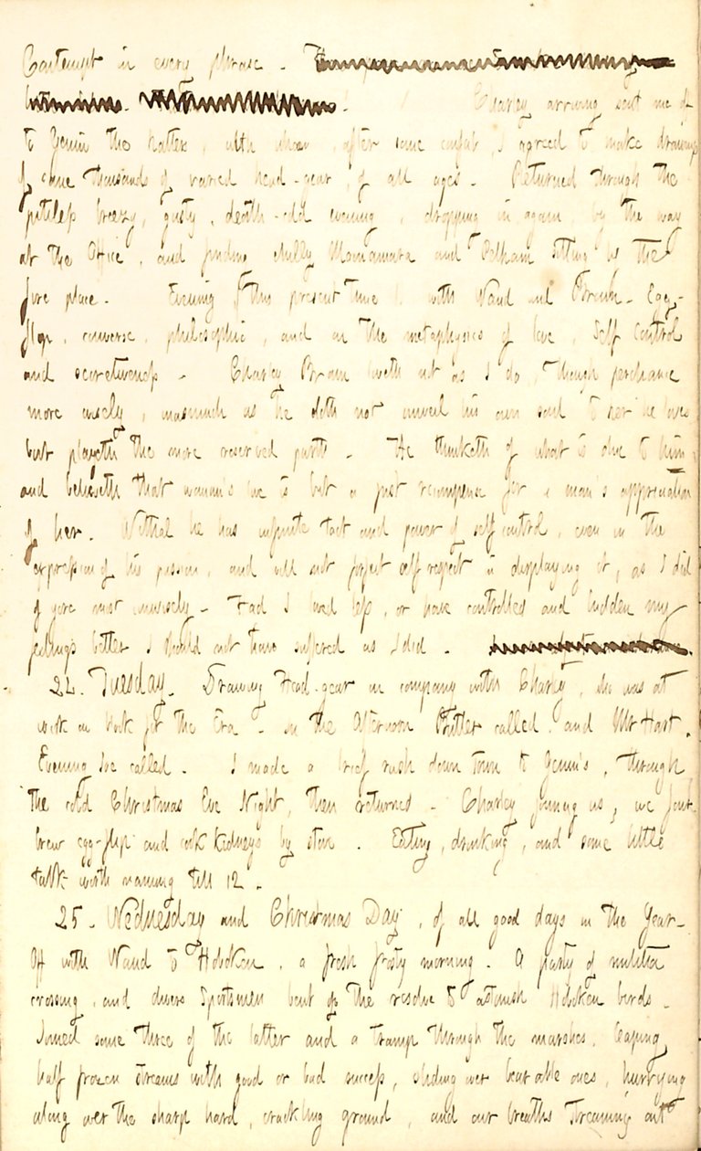Thomas Butler Gunn Diaries- bind 2, side 27, 23.-25. December 1850 af Thomas Butler Gunn