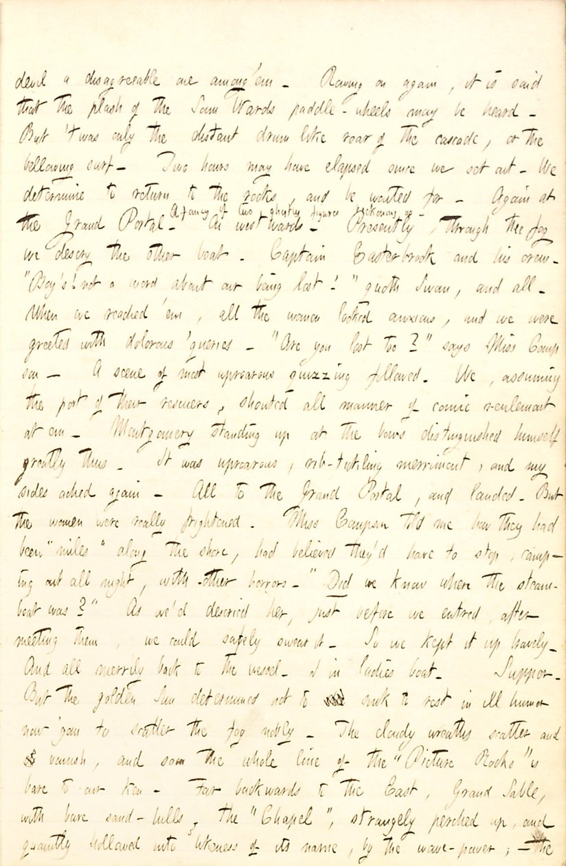 Thomas Butler Gunn Diaries- bind 6, side 65, 14. august 1853 af Thomas Butler Gunn
