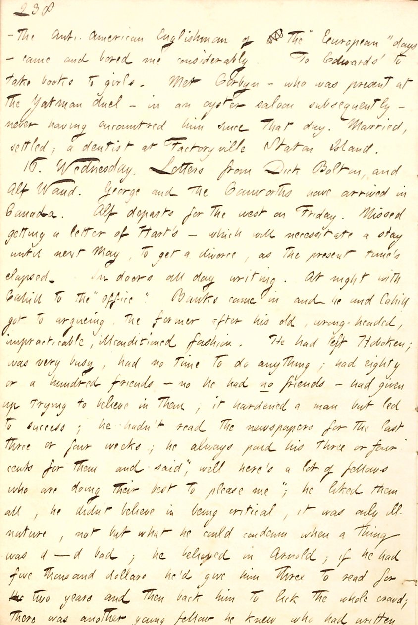 Thomas Butler Gunn Diaries- bind 8, side 227, 15.-16. September 1857 af Thomas Butler Gunn