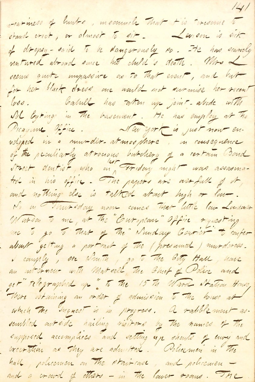 Thomas Butler Gunn Diaries: bind 8, side 149, 3-7. Februar 1857 af Thomas Butler Gunn