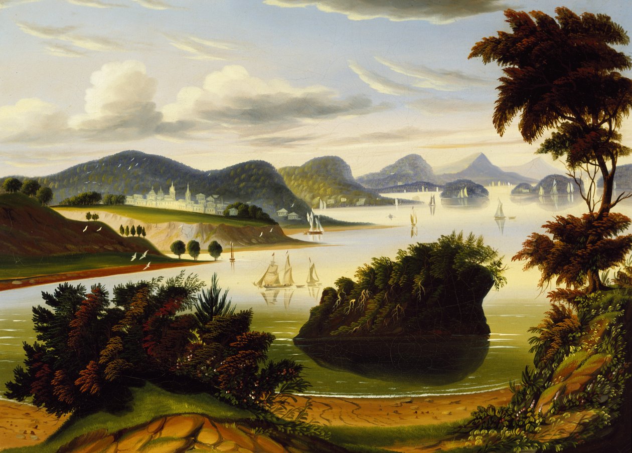 Eastport og Passamaquoddy Bay (Udsigt over Hudson Valley) af Thomas Chambers