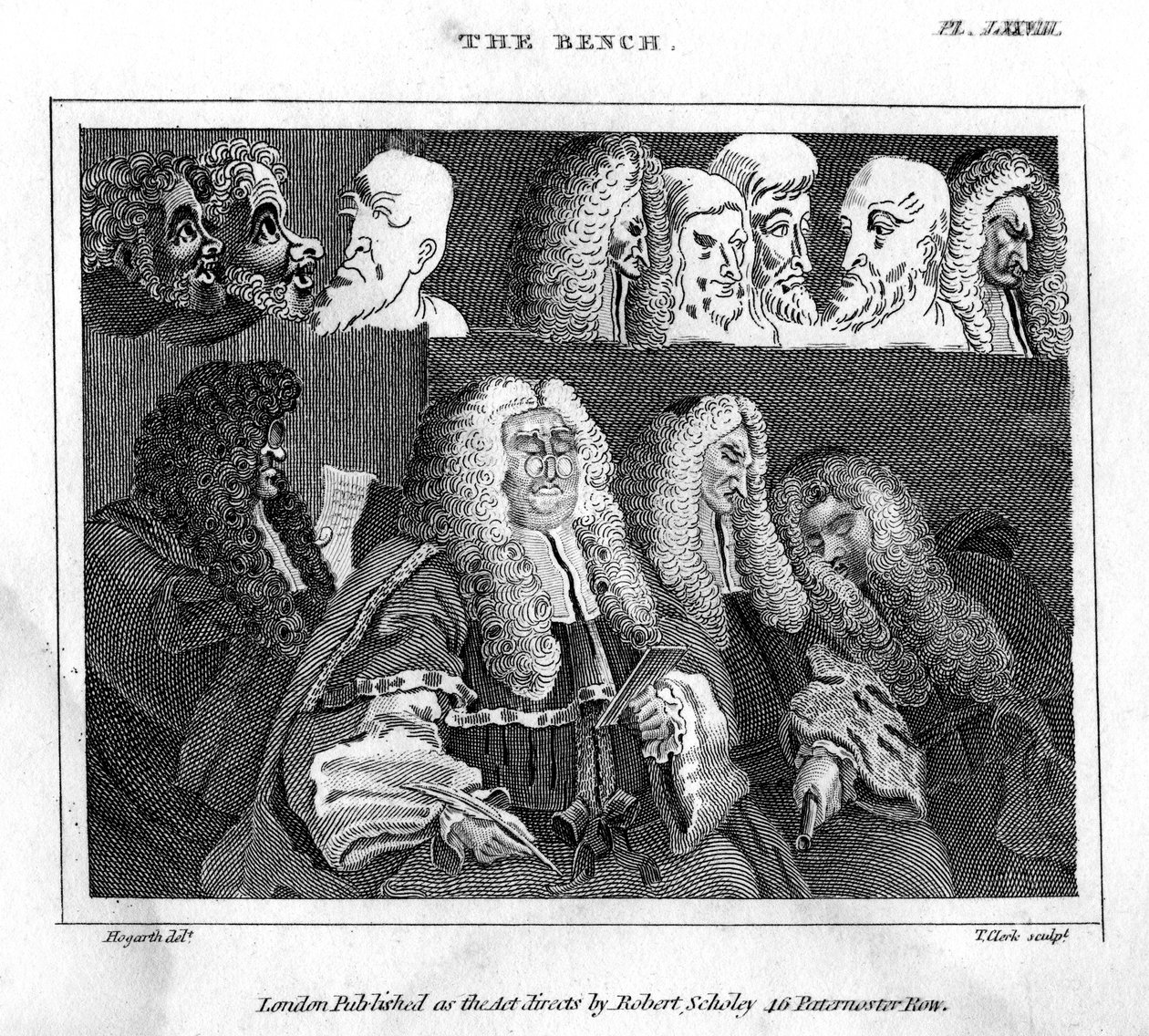 Bænken, 1700-tallet. af Thomas Clerk
