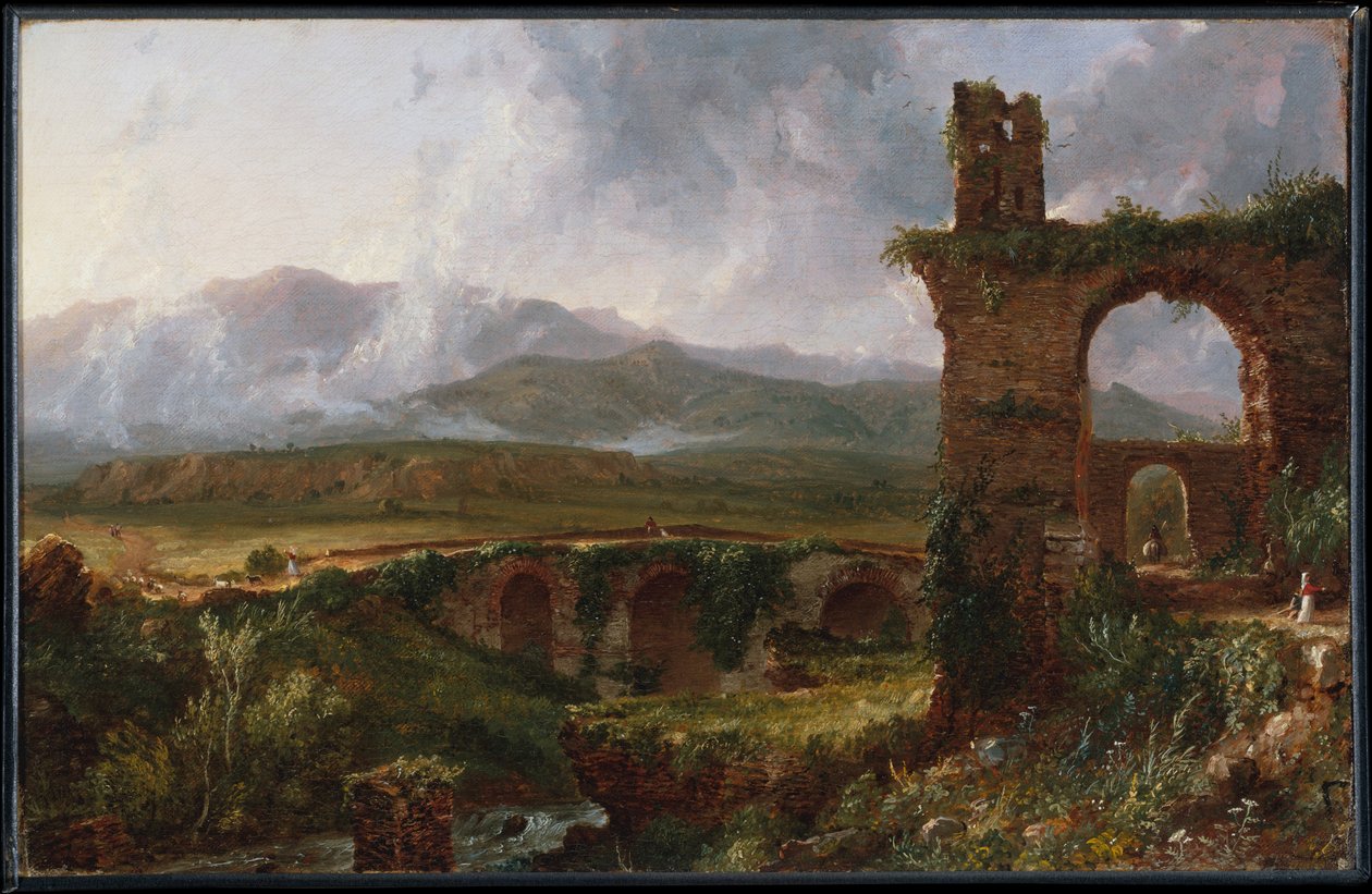 Et udsyn nær Tivoli (om morgenen) af Thomas Cole