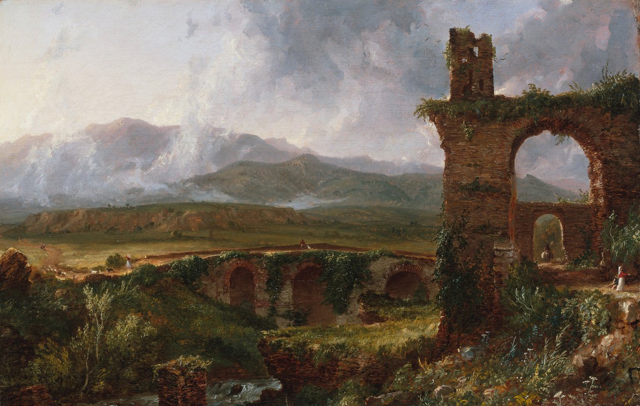 Udsigt nær Tivoli Morgen, 1832. af Thomas Cole