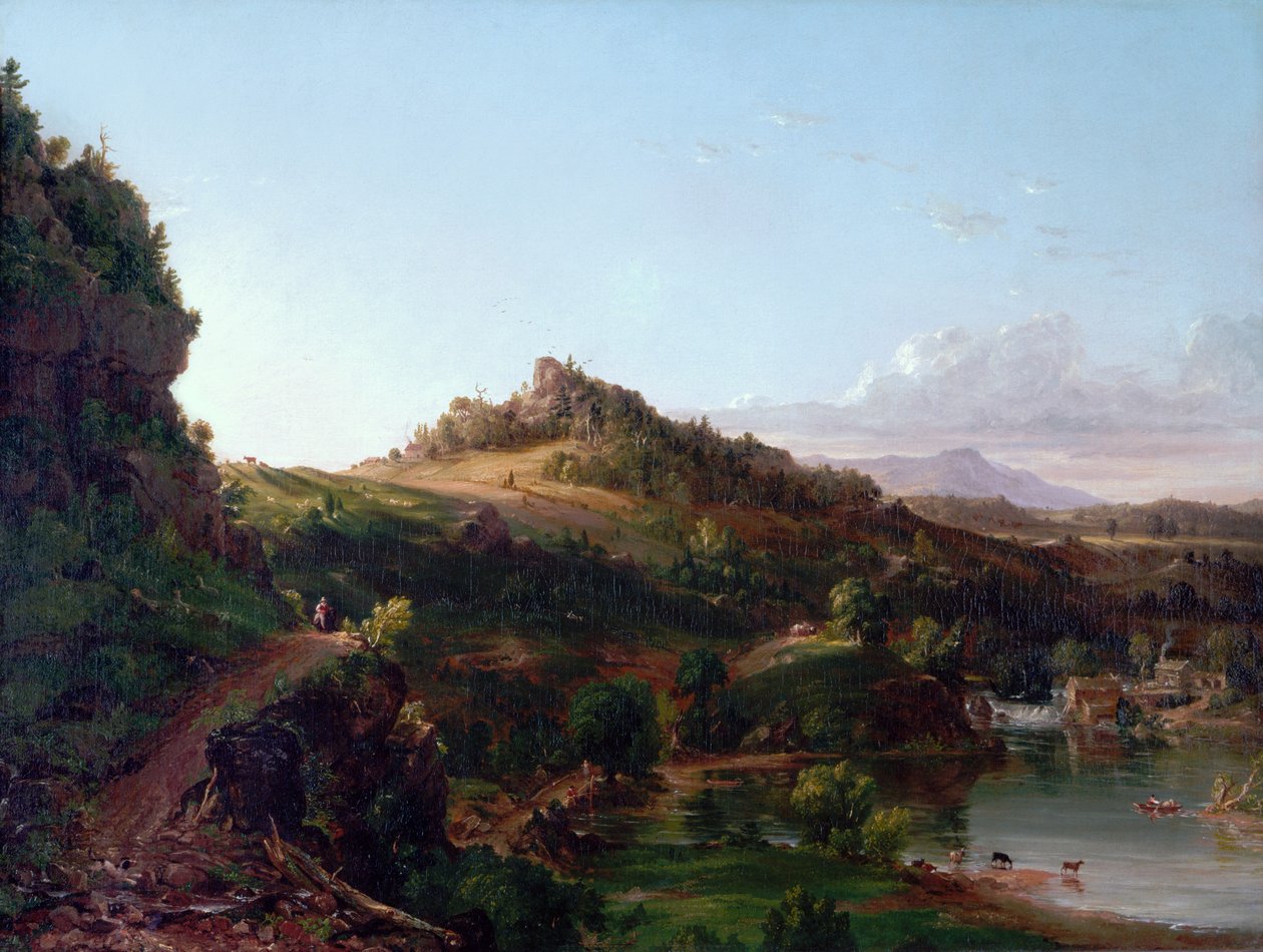 Catskill Scenery, ca. 1833 (olie på lærred) af Thomas Cole