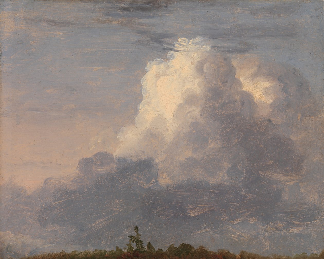 Skyer, ca. 1838. af Thomas Cole