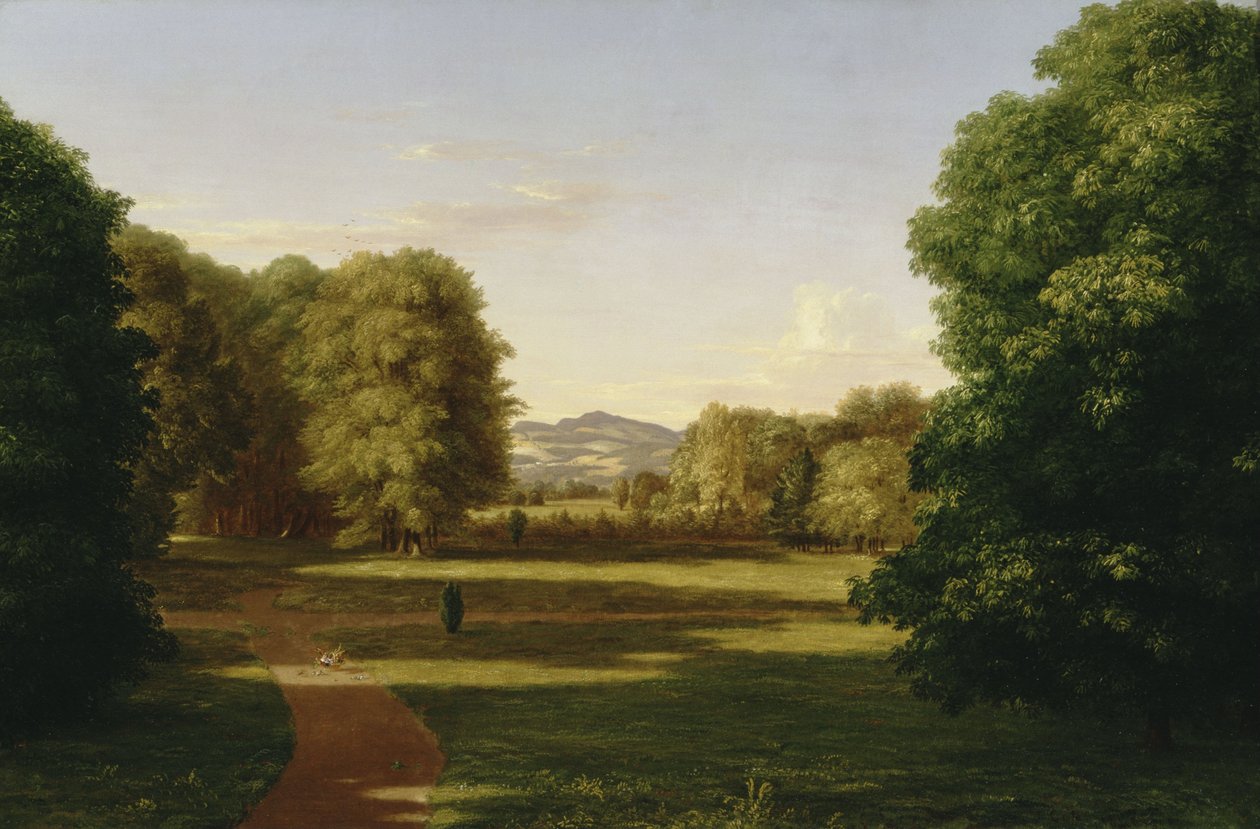 Haverne ved Van Rensselaer-herregården af Thomas Cole