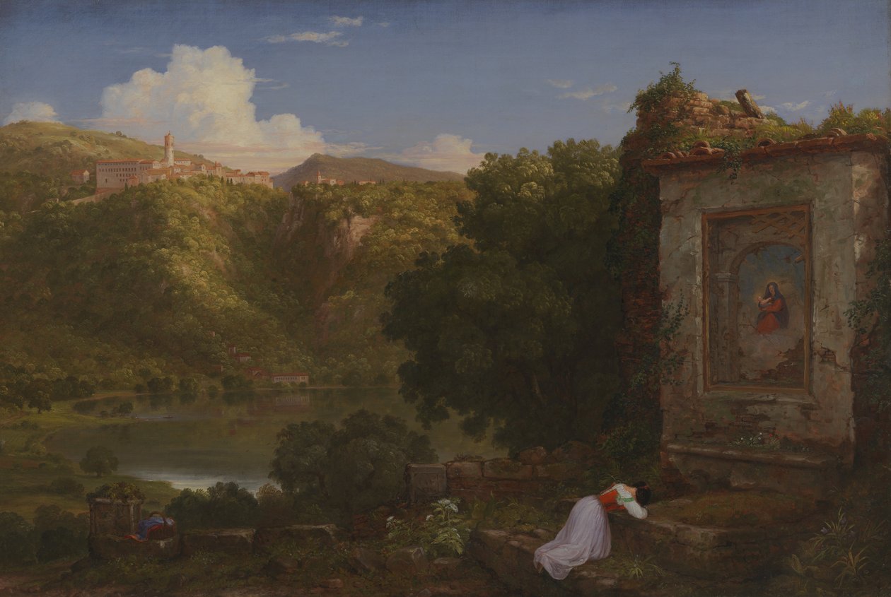 Il Penseroso af Thomas Cole