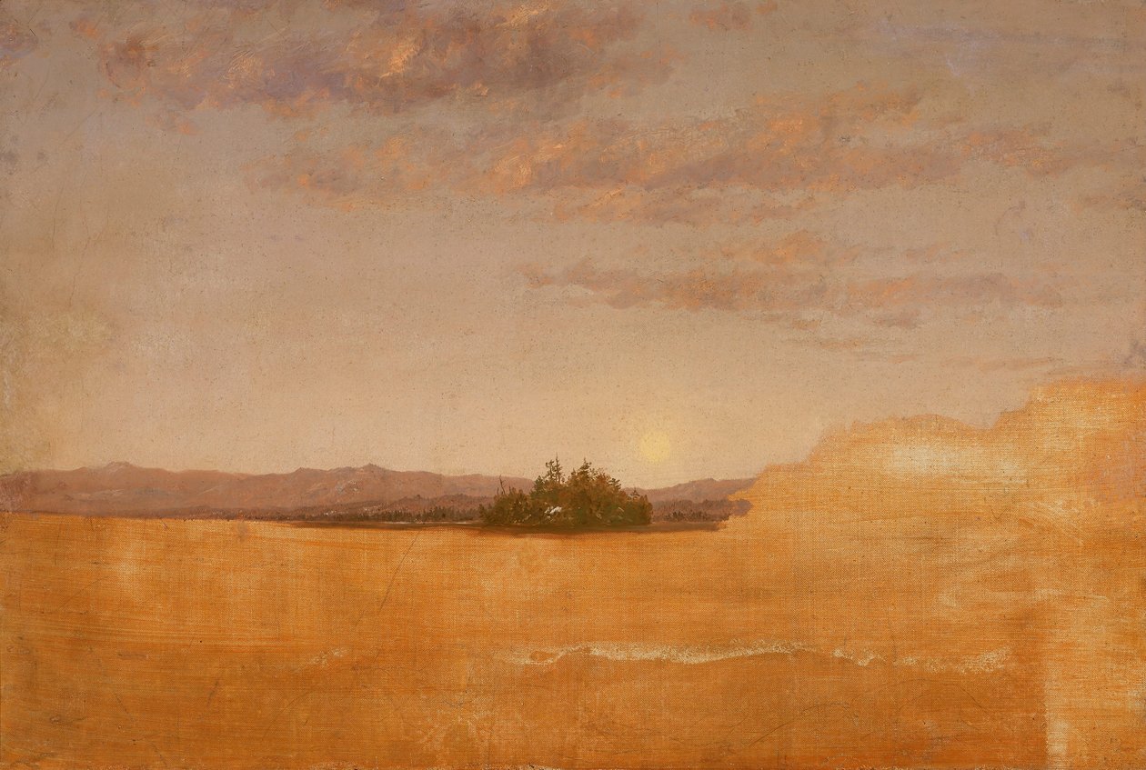 Skitse af landskab af Thomas Cole