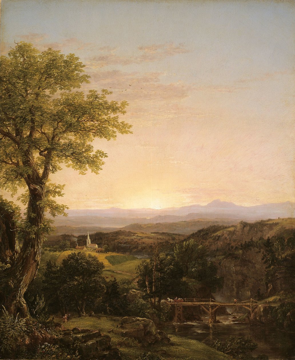 New England Scenery, 1839 af Thomas Cole