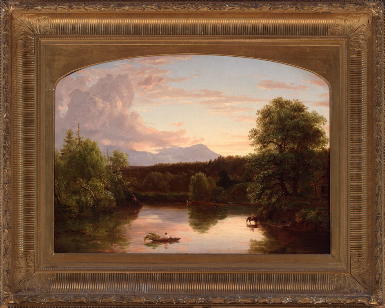 North Mountain og Catskill Creek af Thomas Cole