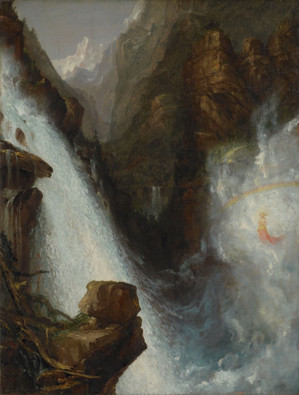 Scene fra Byrons "Manfred" af Thomas Cole
