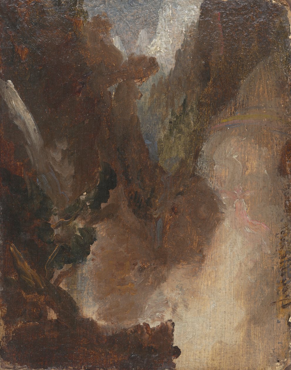 Studie til en scene fra Lord Byron af Thomas Cole