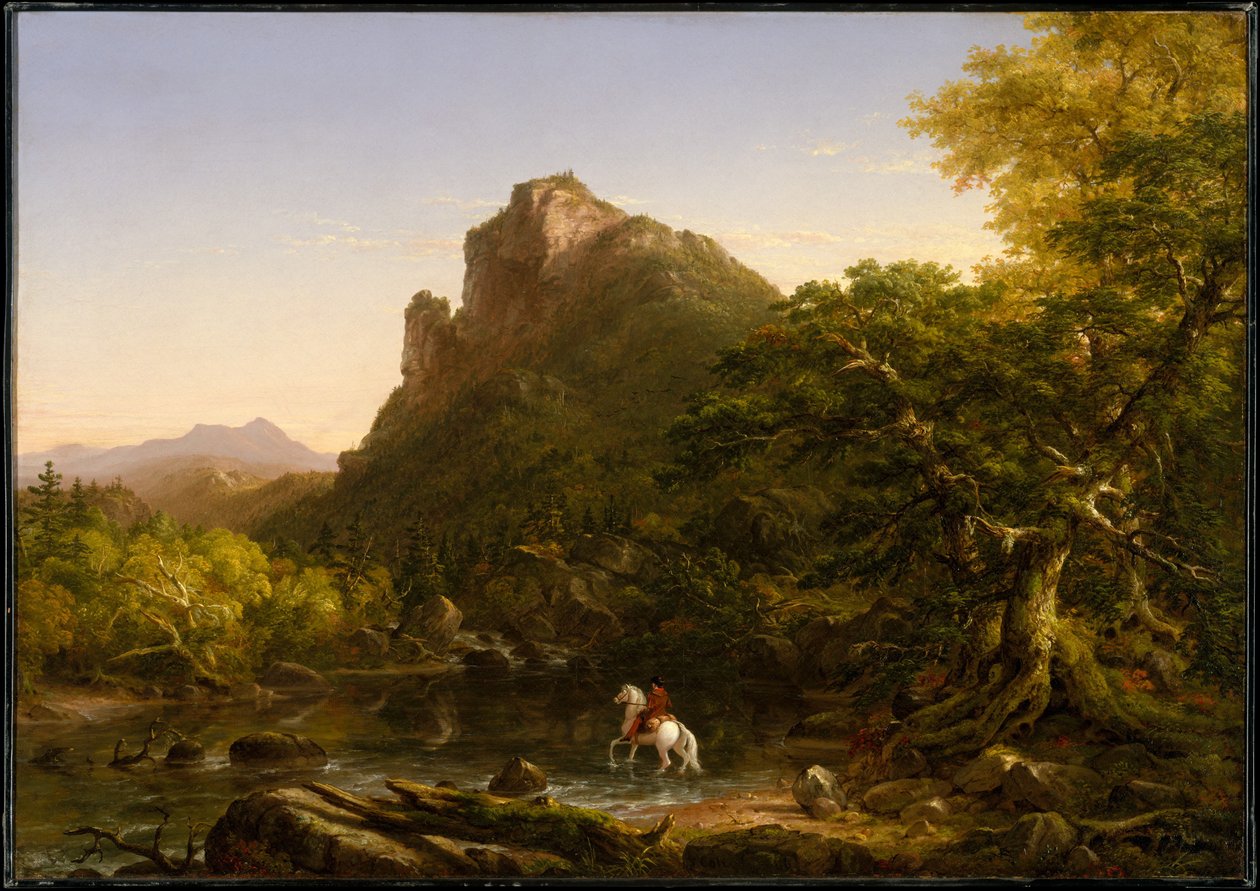 The Mountain Ford af Thomas Cole