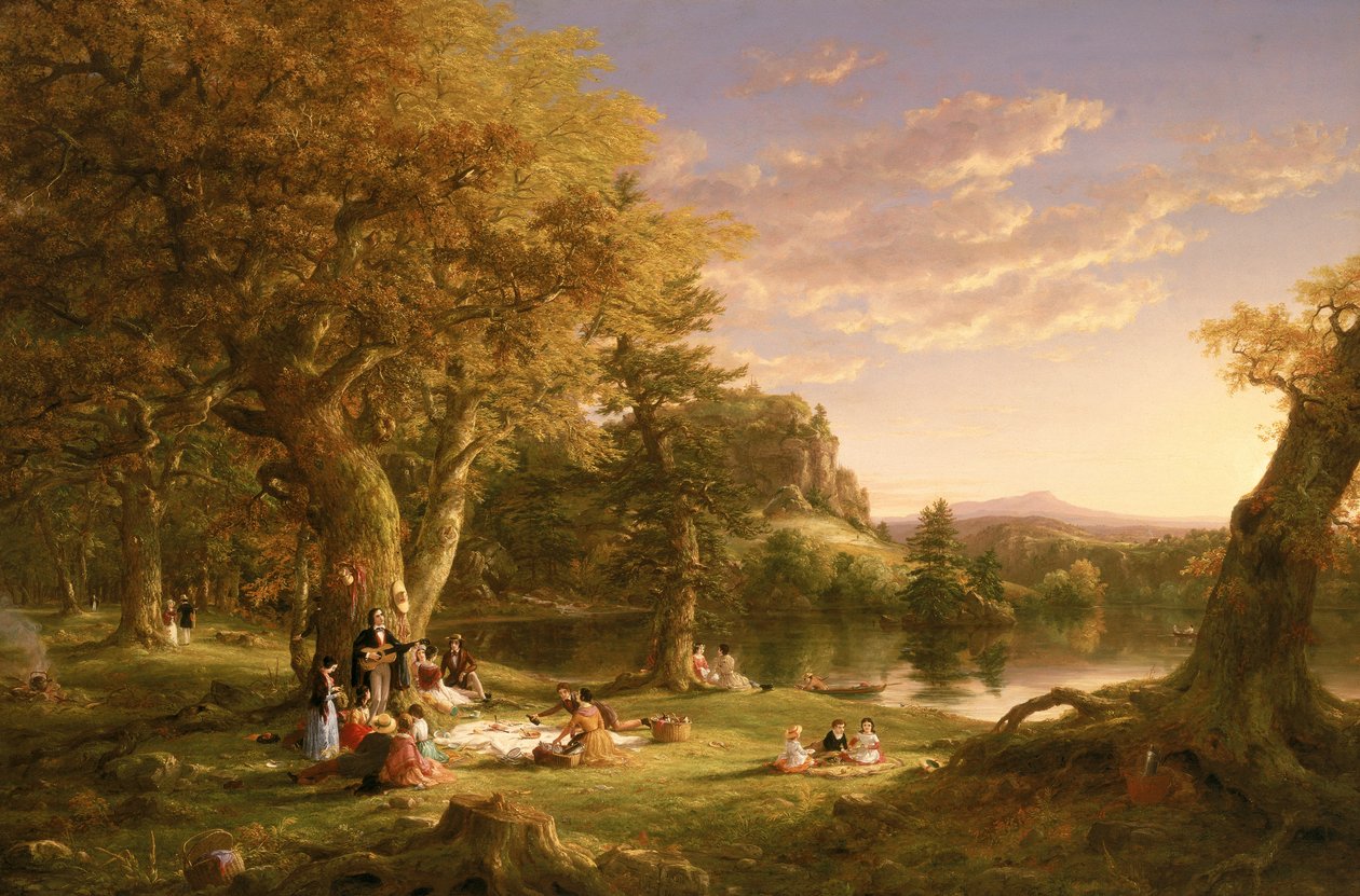 Picnic af Thomas Cole