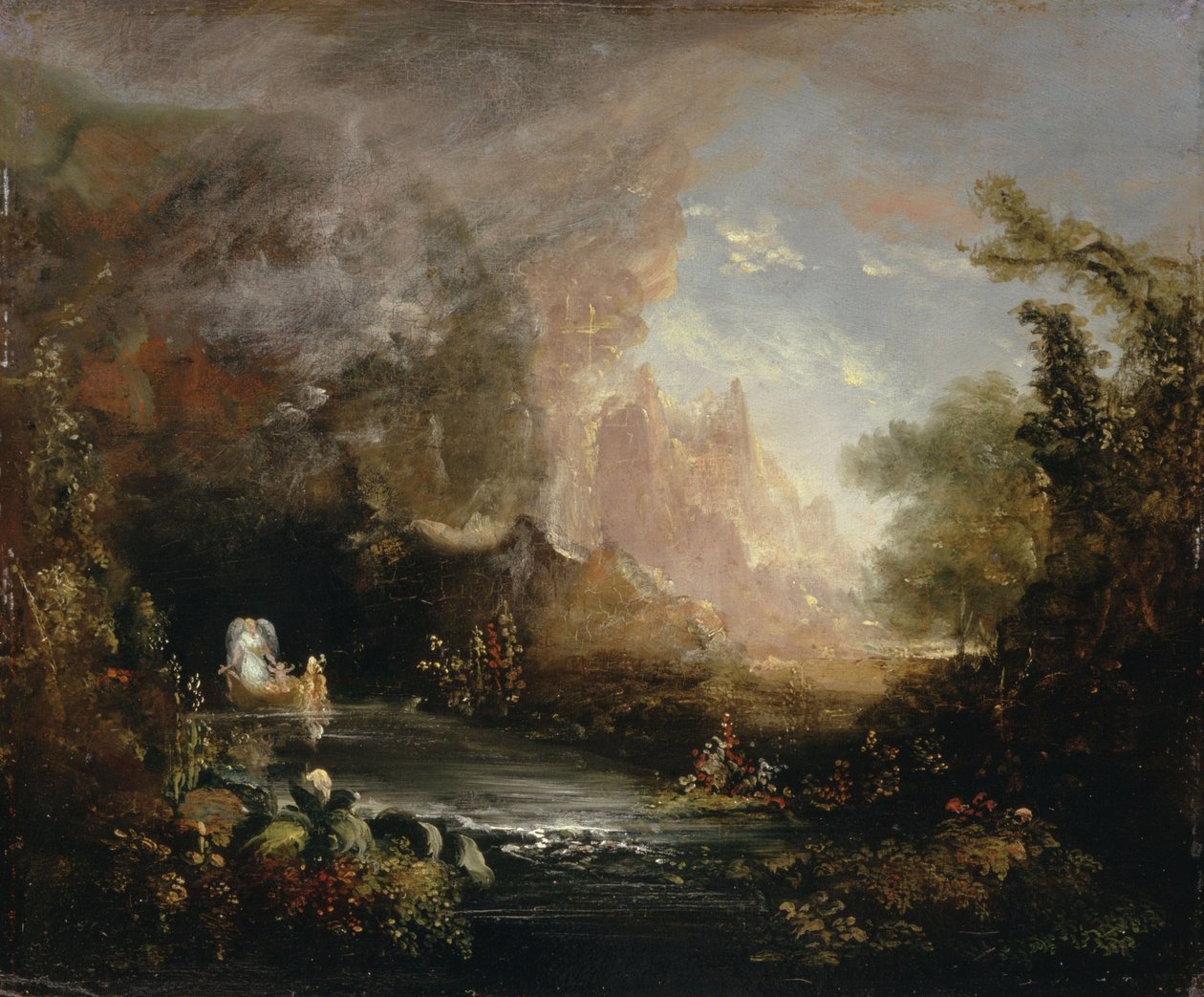 Livets rejse: Barndom (studie) af Thomas Cole