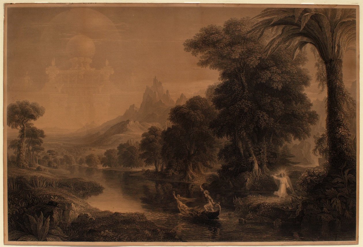 Livets rejse, II, ungdommen af Thomas Cole
