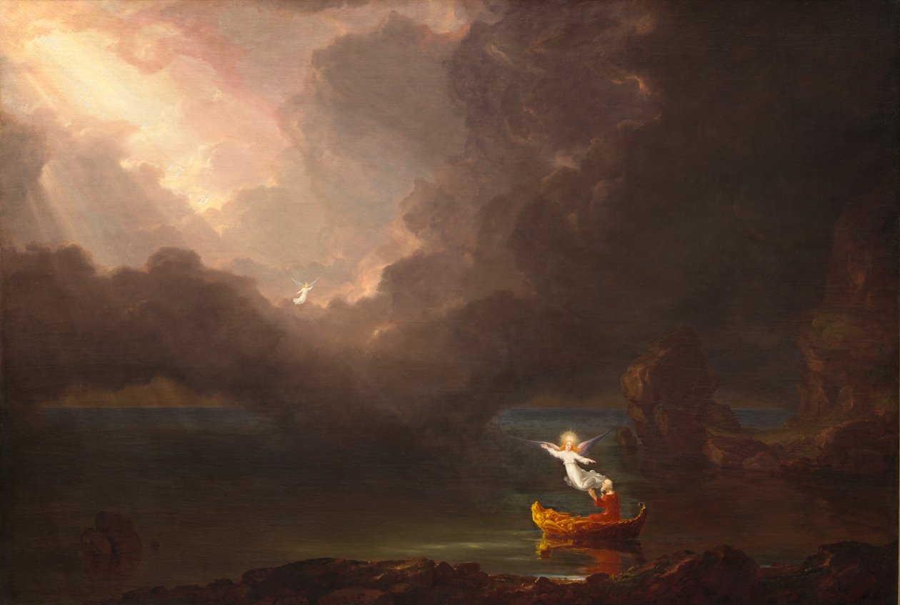Livets rejse: Alderdom, 1842. af Thomas Cole