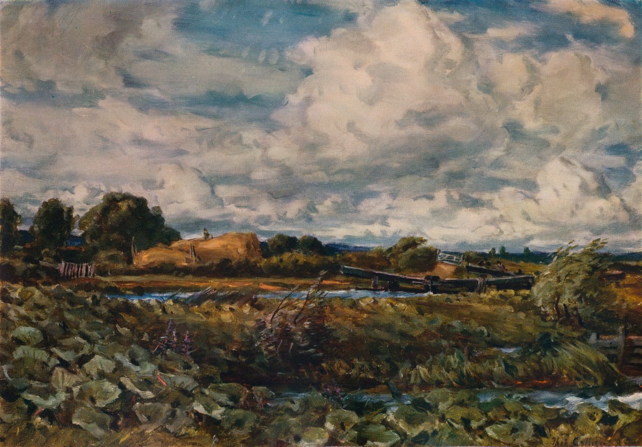 Lås på Kennet, 1889 af Thomas Collier
