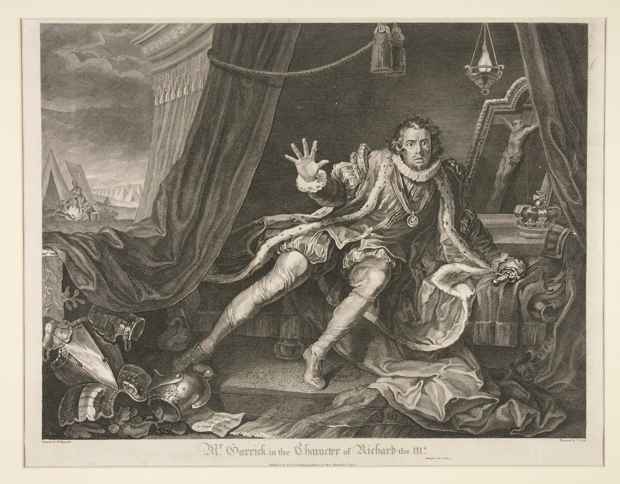 Mr. Garrick i Karakteren af Richard III af Thomas Cook