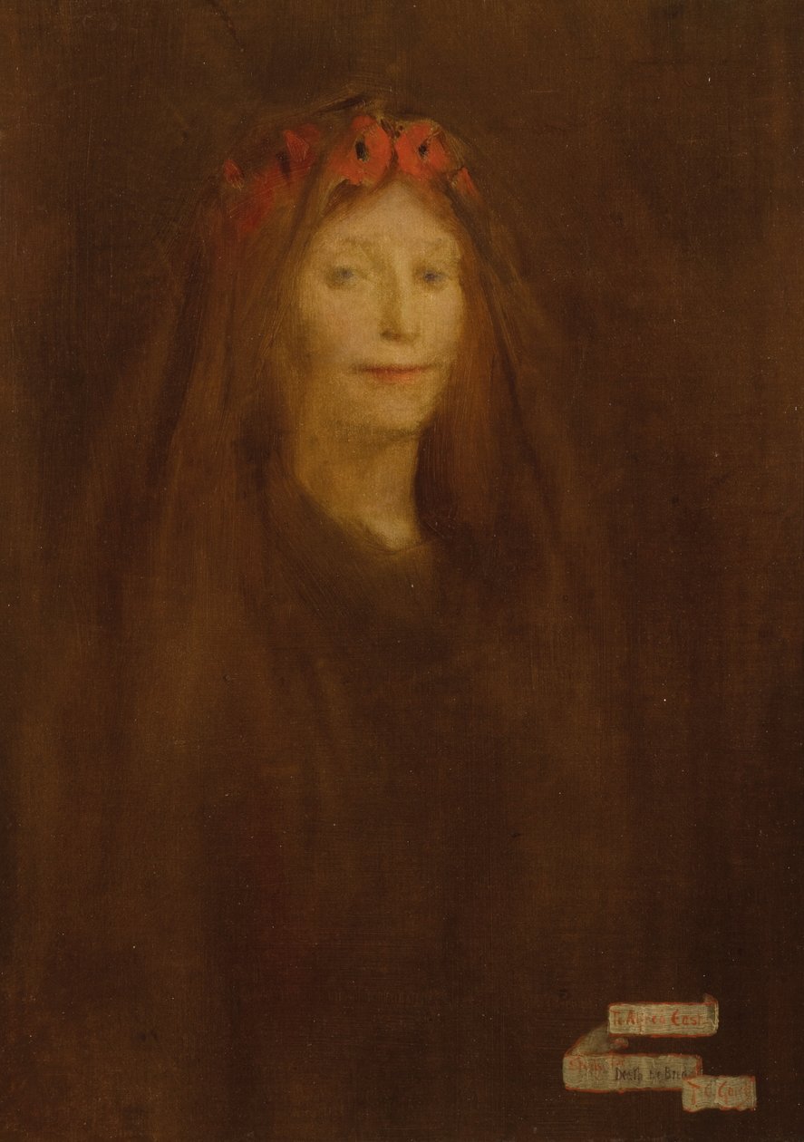 Studie til "Death the Bride", 1894 af Thomas Cooper Gotch