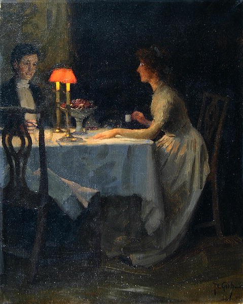 "Tid var" af Thomas Cooper Gotch