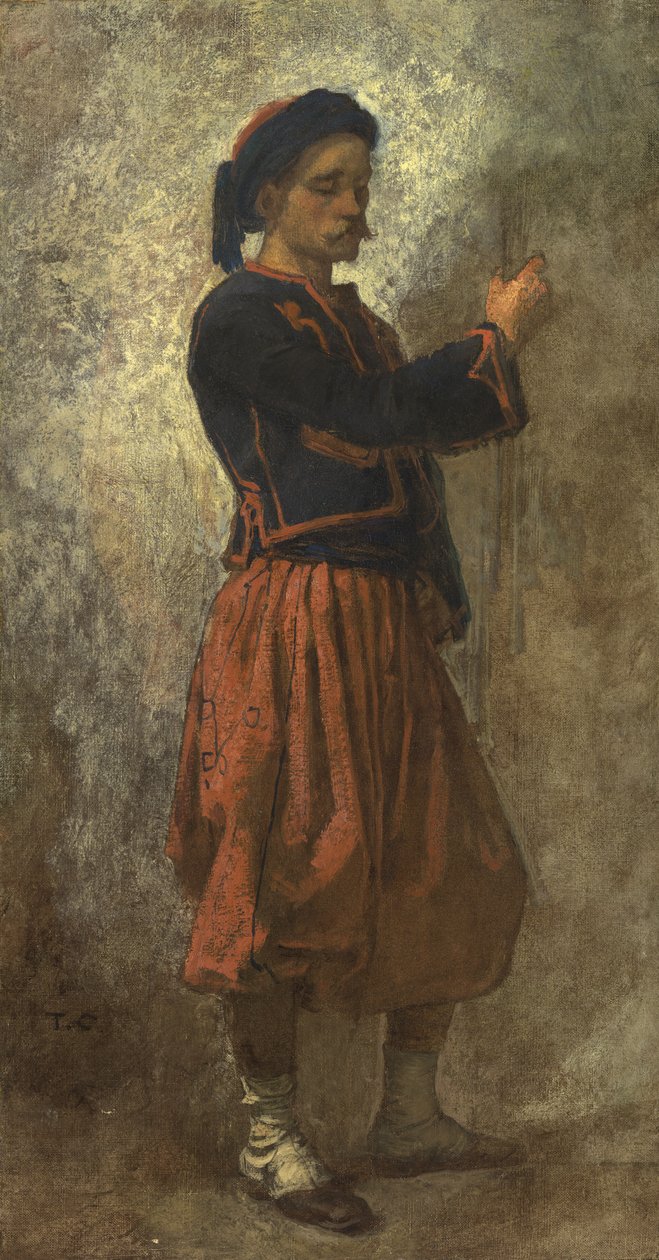 A Zouave, 1856-62 af Thomas Couture