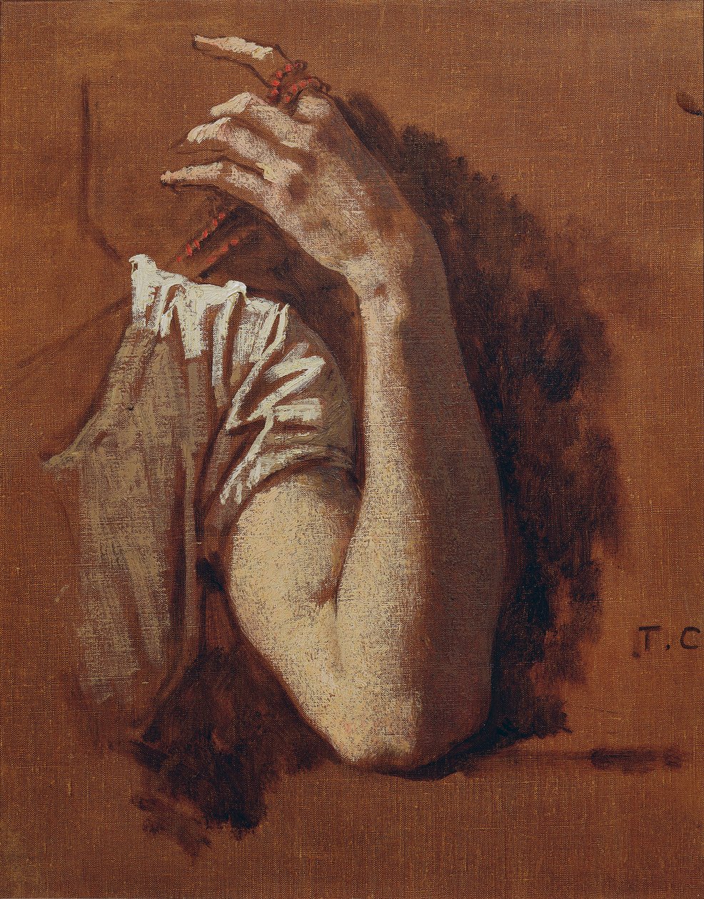 Armstudie af Thomas Couture