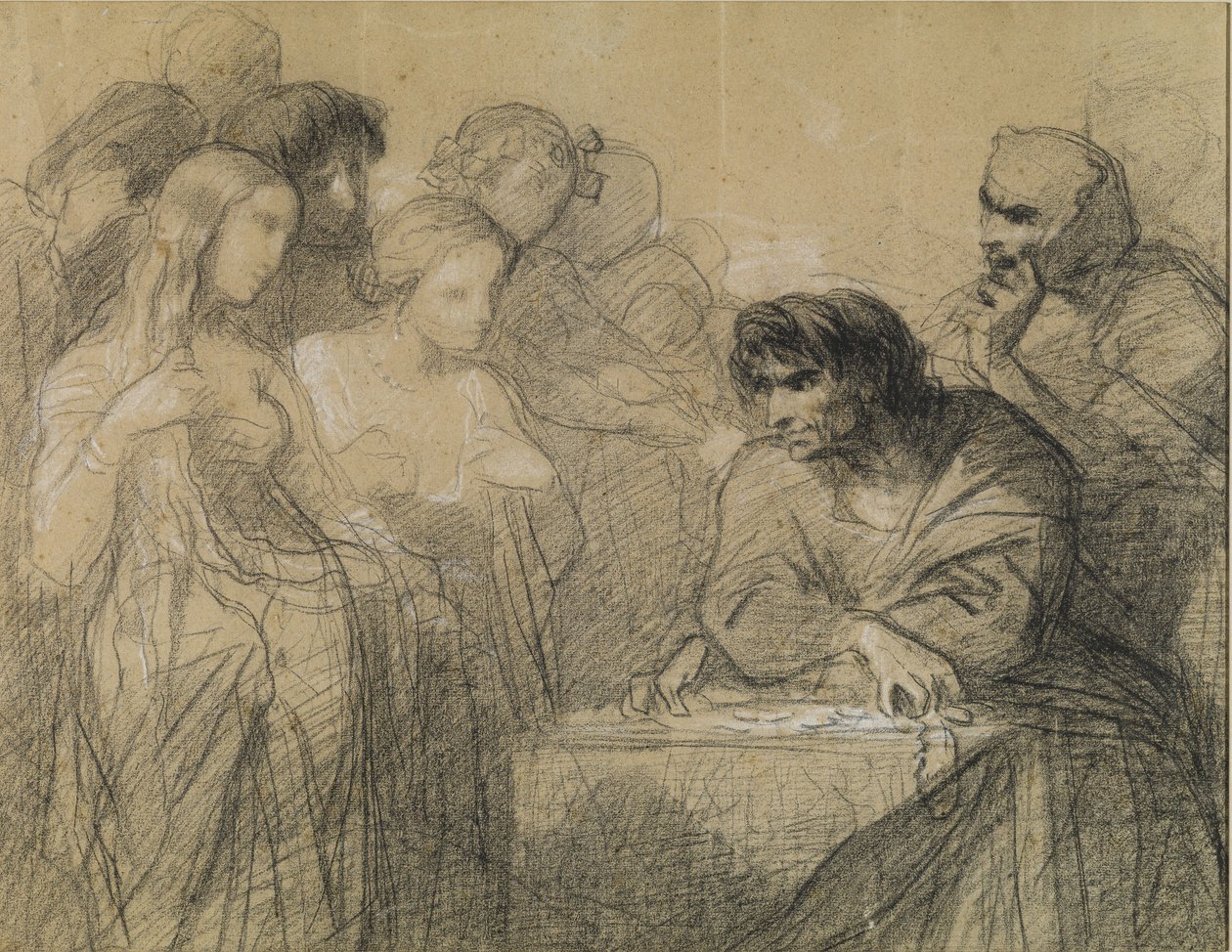 Kærligheden til guld (Tørsten efter guld) (studie) af Thomas Couture
