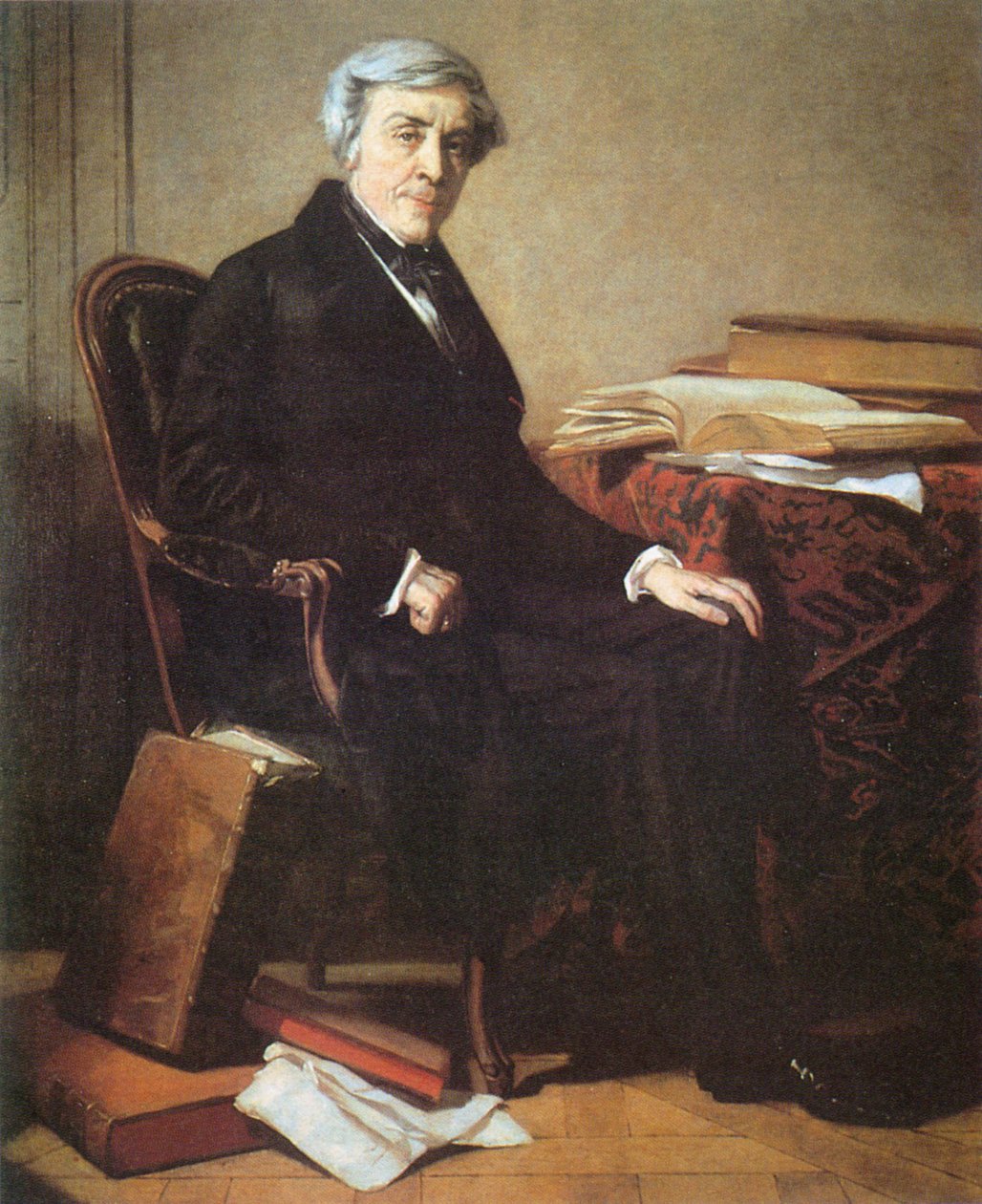 Portræt af Jules Michelet (1798-1874) af Thomas Couture
