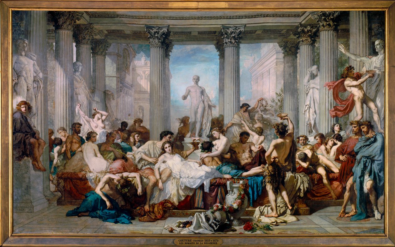 Dekadencens romere af Thomas Couture