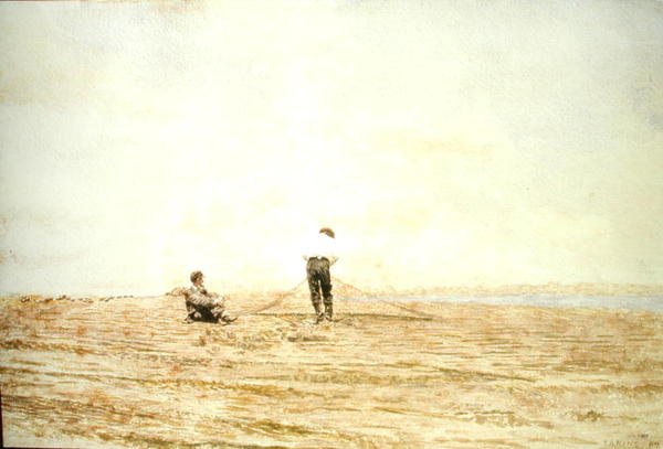 Udbedring af nettet af Thomas Cowperthwait Eakins