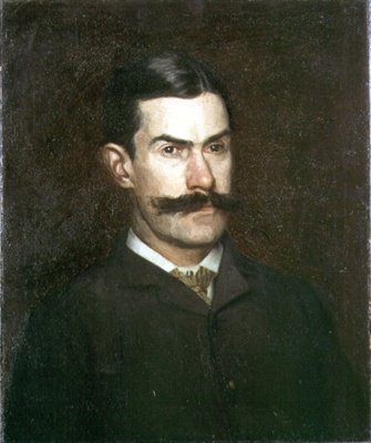 Portræt af Frank MacDowell, ca. 1886 (olie på lærred) af Thomas Cowperthwait Eakins