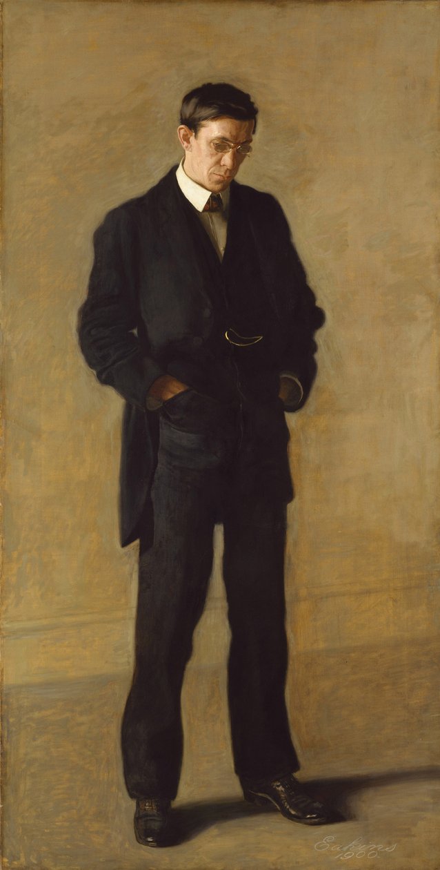 Tænkeren: Portræt af Louis N. Kenton af Thomas Cowperthwait Eakins
