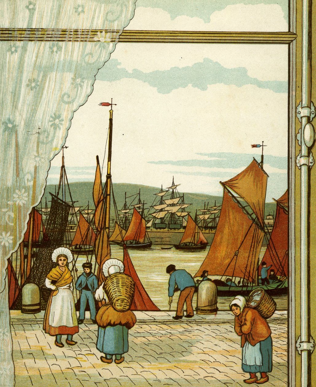 Kaj ved Boulogne af Thomas Crane