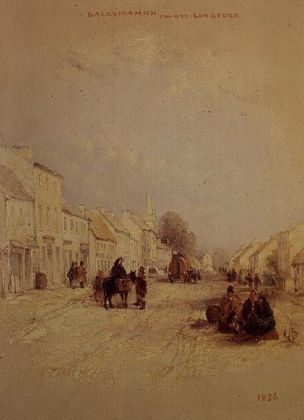 Ballymahon, County Longford af Thomas Creswick