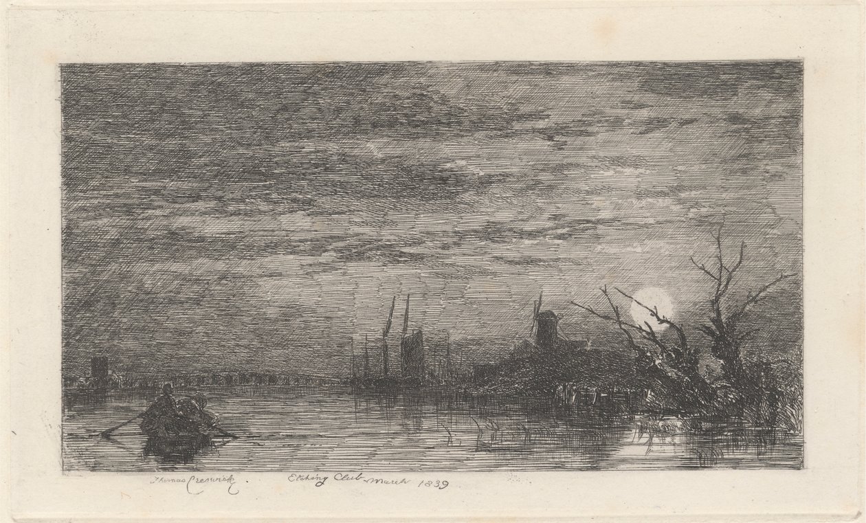 Måneskin af Thomas Creswick